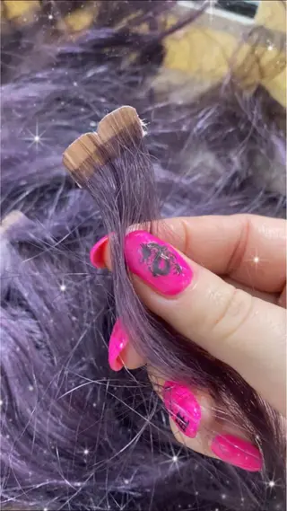 セミロング カラー SHURI❤️‍🔥 中/韓mix ♡のヘアスタイル