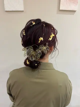 ロング ヘアアレンジ ramphy hair atelier所属・ramphy 柴原 夢奈のヘアスタイル