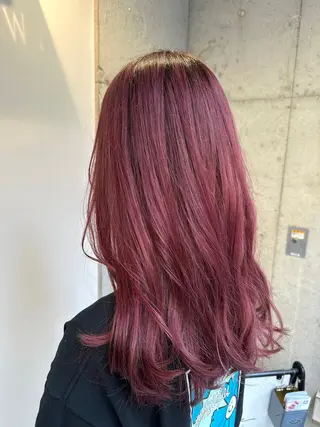 セミロング 💜透明感カラー🌈 /森絵美莉⛄️❄️のヘアスタイル