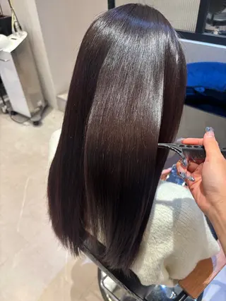 ロング カラー メンズ特化/ 透明感カラー/りなのヘアスタイル