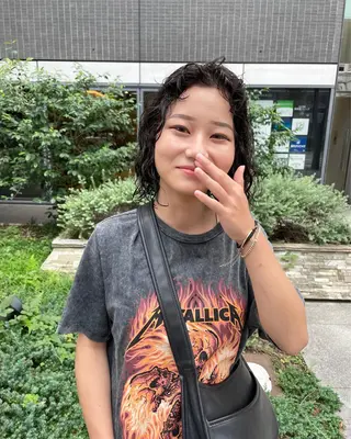 ミディアム カラー パーマ ヘアアレンジ メンズ キッズ ネイル マツエク・マツパ アイブロウ tatsumi/ボブ ウルフ/レイヤーのヘアスタイル