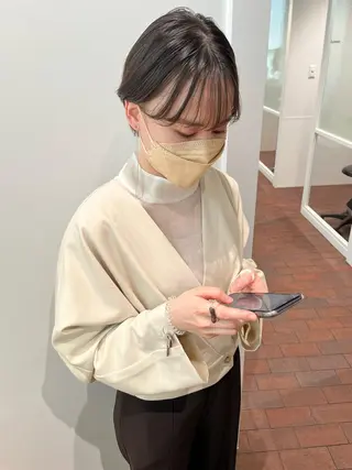 ショート Sill所属・片岡 由依のヘアスタイル