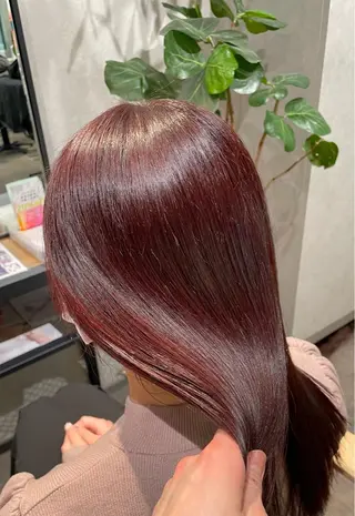 セミロング カラー お洒落カジュアル🍃 まなとのヘアスタイル