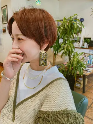 ショート カラー メンズカット特化柏駅 徒歩3分LOUのヘアスタイル