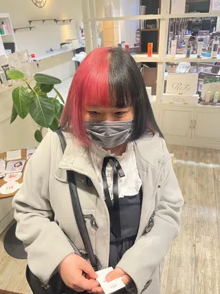セミロング 髪質改善 SHEER. 大阪梅田所属・髪質改善/ 梅田中崎町/宮里のヘアスタイル