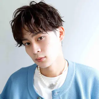 メンズ パーマ ROW 札幌のヘアスタイル