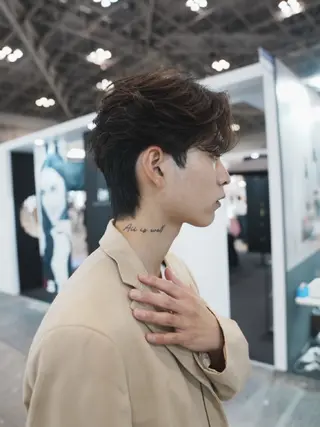 ショート パーマ メンズ fifth_Oita 安藤海哉のヘアスタイル