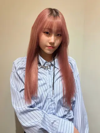 ロング カラー noya karinのヘアスタイル