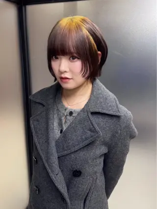 ショート SALOWIN 原宿 IL Salice所属・MIMI🌻໋᳝݊ 個性派カラー⑅ ⸝꙳のヘアスタイル