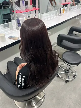 ロング カラー みう/仙台/暖色/ 艶髪/顔周りカット/のヘアスタイル