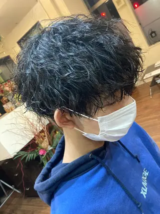 ショート パーマ メンズ パーマが得意な【最高 悠斗】のヘアスタイル