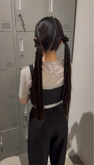 ロング ヘアアレンジ ブリーチ/アレンジ 天満/chihiroのヘアスタイル