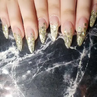 ロング ネイル クロキ 。のネイルデザイン