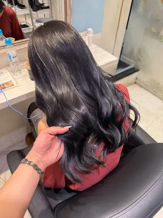 ロング カラー ハイトーン/ブリーチ 💙みずき💙のヘアスタイル