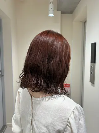 ミディアム カラー パーマ ブラウンカラー/暖色 /サツキ💖🌙のヘアスタイル