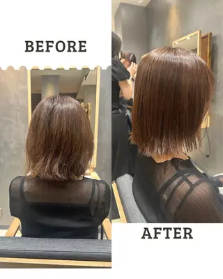 ミディアム 心斎橋🤍inity KIKOのヘアスタイル