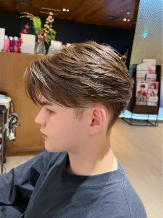 ショート パーマ メンズ ニュアンスパーマ/ フェザーパーマ/平木のヘアスタイル