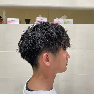 ショート パーマ メンズ GRAZIE due所属・メンズ特化美容師 / 篠谷祐輝のヘアスタイル
