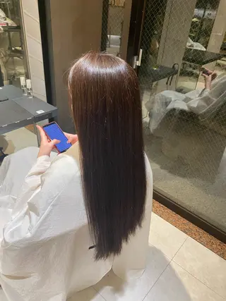ロング カラー カラー募集中 広井優菜のヘアスタイル