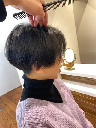 ショート nex the salon coall所属・🫧似合わせショート イシダ🫧のヘアスタイル