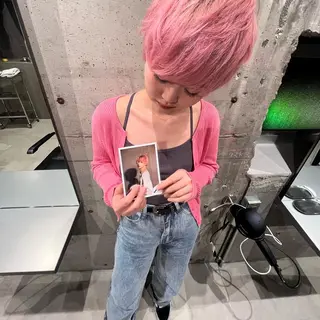 ショート カラー メンズ 🦮shiori アイドルオタク🦮のヘアスタイル