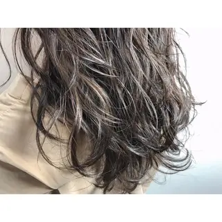 ロング カラー パーマ ショート/レイヤー なら石井知希のヘアスタイル