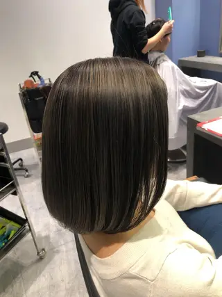 ミディアム ブリーチ縮毛矯正/ デサキ ショウヘイのヘアスタイル