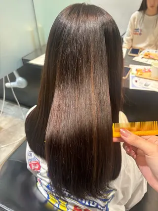 ロング 林 美月のヘアスタイル