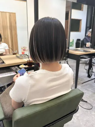 ショート 店長🌟小顔似合わせ デザインカラー◎古田のヘアスタイル
