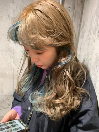 ロング TONUKOA RUA下北沢店【トヌコア ルア】所属・丸山璃子 /パーマ/レイヤーのヘアスタイル