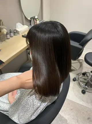 ミディアム 🥀韓国ヘア🥀 宮津真菜のヘアスタイル