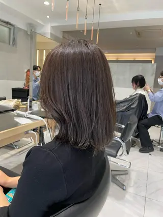 ミディアム 透明感 カラー✨有坂映哉のヘアスタイル