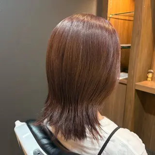 セミロング ツヅキ マスミのヘアスタイル