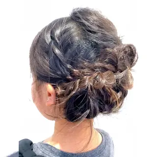 ミディアム ヘアアレンジ キッズ トミタ アツシのヘアスタイル