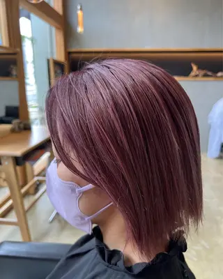 ショート カラー SHINYA シンヤヘアーズのヘアスタイル