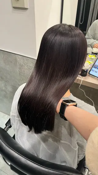 ロング カラー classic 新横浜所属・大人girly🛋️ 🤍yukakoのヘアスタイル