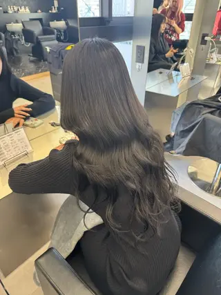 ロング カラー エクステ/ベージュ 韓国ヘア/KENTAのヘアスタイル