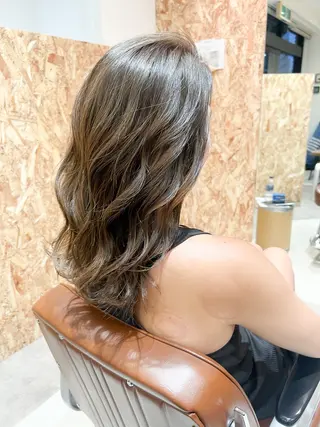 ミディアム カラー ✨前田 優・2拠点✨ ✨恵比寿・札幌店✨のヘアスタイル