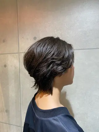 ショート メンズ マッシュウルフ ボブ Hirotoのヘアスタイル