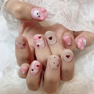 ネイル La neige* yuki 🥯🍑のネイルデザイン