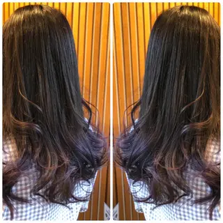 セミロング カラー 小山内 龍一郎 店長のヘアスタイル