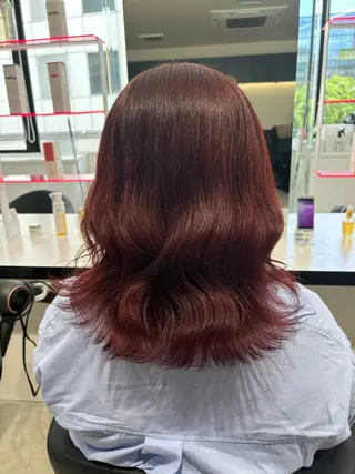 ミディアム Wカラー/暖色/べ ージュりく©︎🐝のヘアスタイル