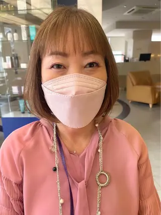 ショート カラー ヘアアレンジ ラシェンテ居留地所属・鶴﨑 美優亜のヘアスタイル