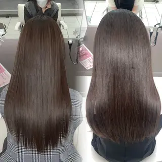 ロング 縮毛矯正/艶髪 💎志田美紀のヘアスタイル