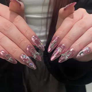 ネイル クルミ/ 💕ワンホンネイルのネイルデザイン