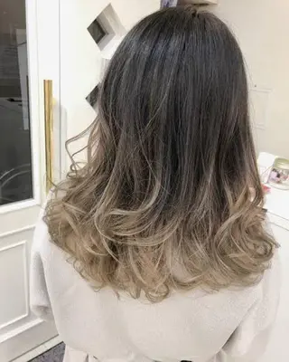 ロング カラー Produce with SALON VILLAGE所属・メッシュパーマ職人/ 窪田 優也/ツイスパのヘアスタイル