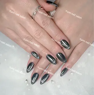 ネイル shineジェル& チップ長さだしのネイルデザイン