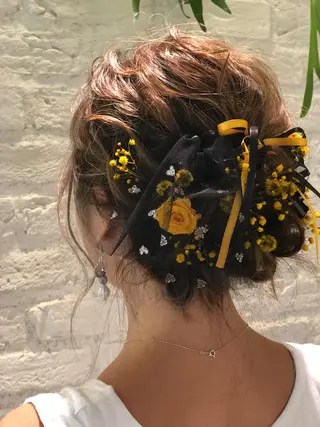 ミディアム ヘアアレンジ 吉祥寺 似合 わせcut/kanaのヘアスタイル