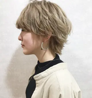 ショート カラー 🧡色落ちまで2度綺 麗なカラー🧡ヨシキのヘアスタイル