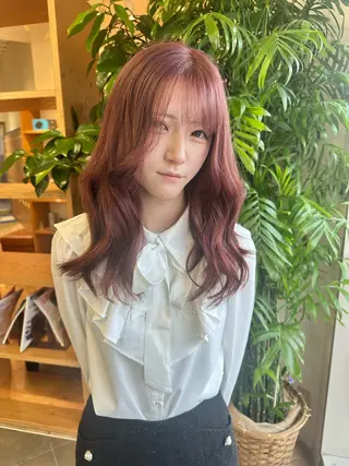 カラー ブリーチカラー/ わきたちえ🌻のヘアスタイル